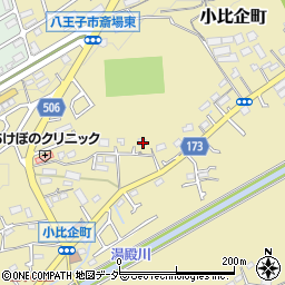 東京都八王子市小比企町1733周辺の地図