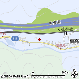 東京都八王子市裏高尾町1243周辺の地図