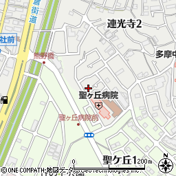 東京都多摩市連光寺2丁目69-14周辺の地図
