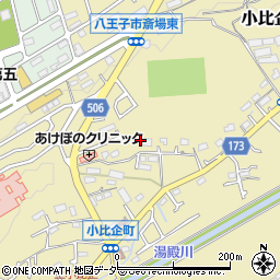 東京都八王子市小比企町1748周辺の地図