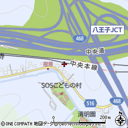 東京都八王子市裏高尾町1037周辺の地図