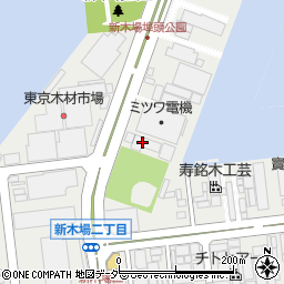 東京都江東区新木場2丁目2-1周辺の地図