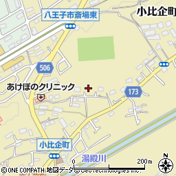 東京都八王子市小比企町1734周辺の地図