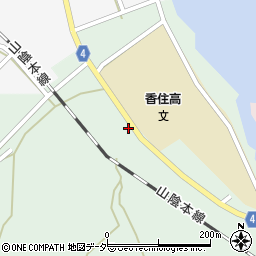 兵庫県美方郡香美町香住区矢田943周辺の地図