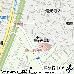 東京都多摩市連光寺2丁目69-13周辺の地図