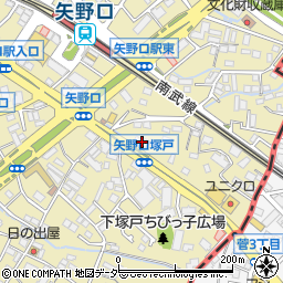 東京都稲城市矢野口441周辺の地図