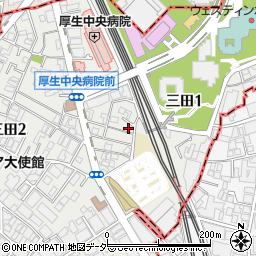 赤帽三田サービス運送周辺の地図
