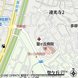 東京都多摩市連光寺2丁目69-15周辺の地図