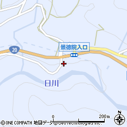 山梨県甲州市大和町初鹿野1845周辺の地図