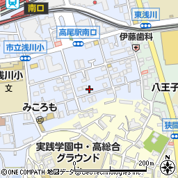 東京都八王子市初沢町1294-20周辺の地図