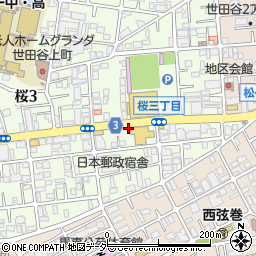 カギのアシスト２４世田谷本店周辺の地図