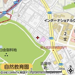 東京都港区白金台5丁目12-3周辺の地図