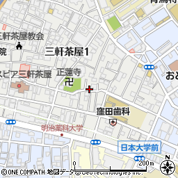 東京都世田谷区三軒茶屋1丁目周辺の地図