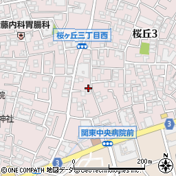 東京都世田谷区桜丘3丁目29-33周辺の地図