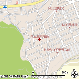 日本邸宅団地周辺の地図