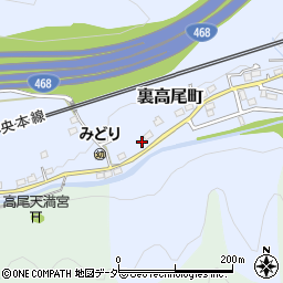 東京都八王子市裏高尾町641周辺の地図
