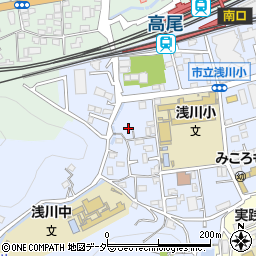 東京都八王子市初沢町1358-4周辺の地図
