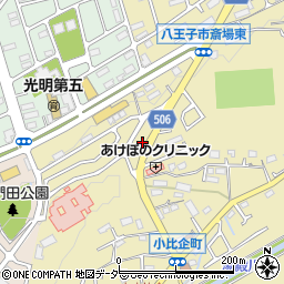 東京都八王子市小比企町1726周辺の地図