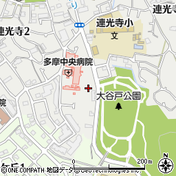 東京都多摩市連光寺2丁目61周辺の地図