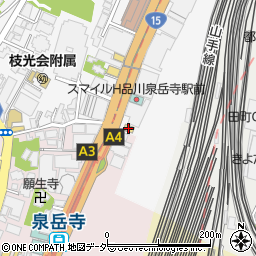 セブンイレブン泉岳寺駅前店周辺の地図