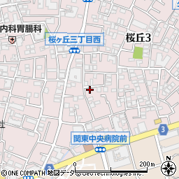 東京都世田谷区桜丘3丁目30-13周辺の地図