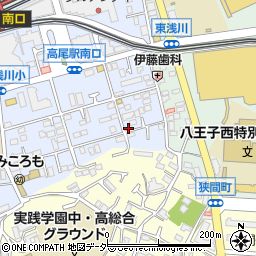 東京都八王子市初沢町1283-8周辺の地図