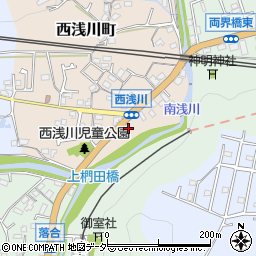 東京都八王子市西浅川町18周辺の地図