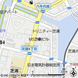 東京都港区芝浦4丁目13-23周辺の地図