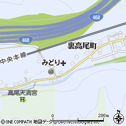 東京都八王子市裏高尾町643周辺の地図