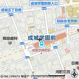 成城クリニック周辺の地図