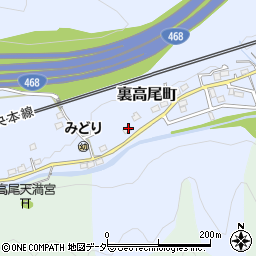 東京都八王子市裏高尾町590周辺の地図