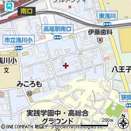 東京都八王子市初沢町1294-5周辺の地図
