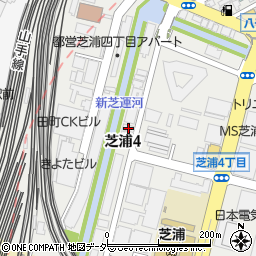 東京都港区芝浦4丁目5-16周辺の地図