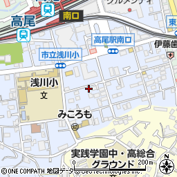 東京都八王子市初沢町1306-10周辺の地図