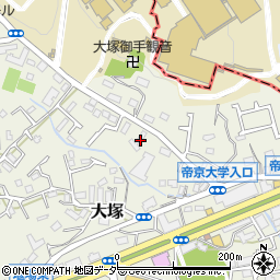 東京都八王子市大塚387周辺の地図