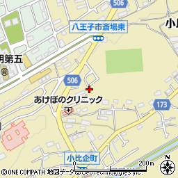 東京都八王子市小比企町1727周辺の地図