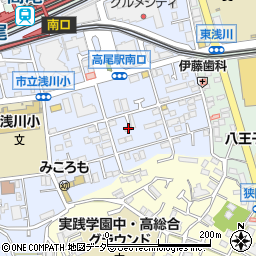 東京都八王子市初沢町1294-6周辺の地図