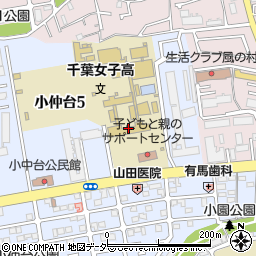 千葉県立千葉女子高等学校周辺の地図
