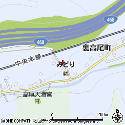 東京都八王子市裏高尾町659周辺の地図