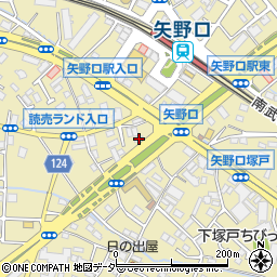 東京都稲城市矢野口621周辺の地図