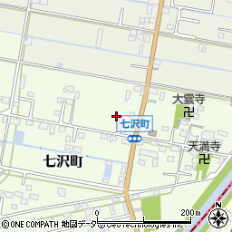 山梨県甲府市七沢町248周辺の地図