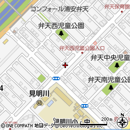 千葉県浦安市弁天1丁目11周辺の地図