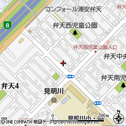 千葉県浦安市弁天1丁目15-6周辺の地図