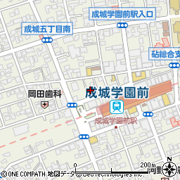寿司あおい 成城店周辺の地図