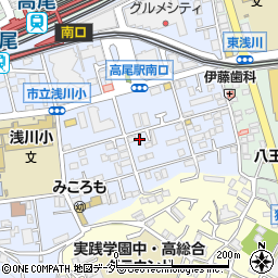 東京都八王子市初沢町1294-10周辺の地図
