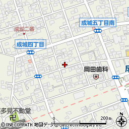 成城サンク周辺の地図