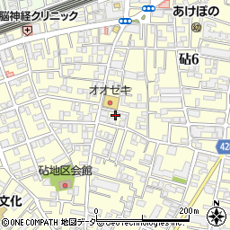 東京都世田谷区砧6丁目28-8周辺の地図