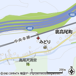 東京都八王子市裏高尾町668周辺の地図