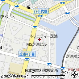 東京都港区芝浦4丁目13周辺の地図