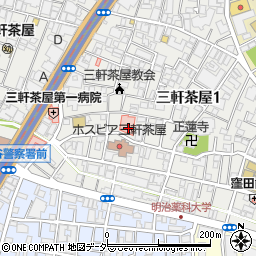 東京都世田谷区三軒茶屋1丁目24周辺の地図